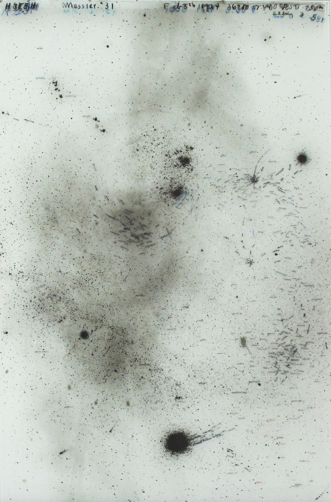 Painting and Murmuring on Cosmic Glass (detail)